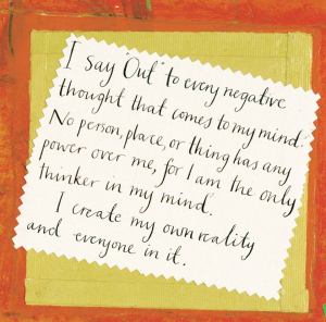 Louise Hay fight negativity